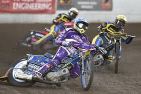 Chris Harris is ount in front for Panthers against Sheffield on Monday. Photo: David Lowndes.