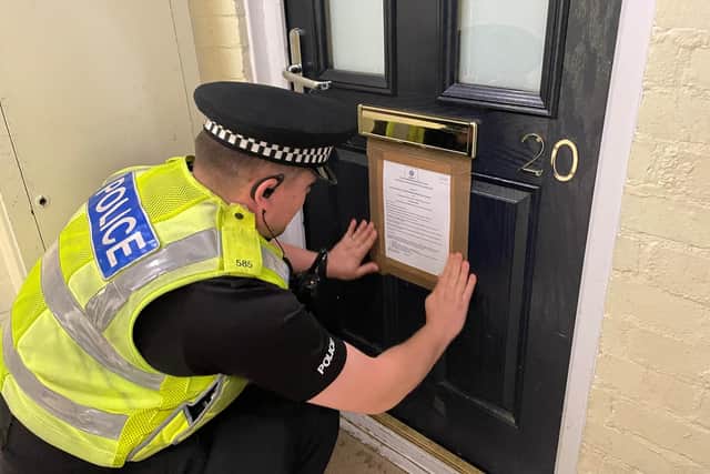 A property in Bodesway, Orton Malborne has been issued with a closure order.