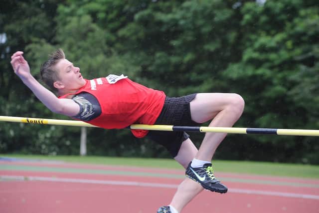 Angus Bowling set a PANVAC club record in the pole vault.