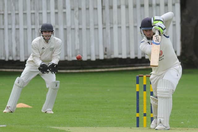 Sam Evison batted well for Bourne against Spalding.