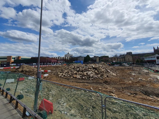 The demolition of Peterborough market has now been completed.