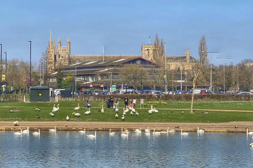Fletton Quays and the Embankment have been considered as options for the Youth Zone. Photo: Toby Wood.