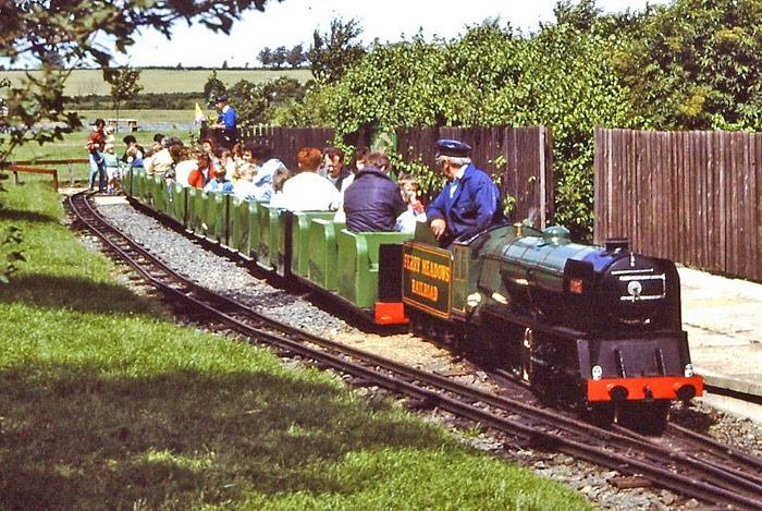 The iconic Ferry Meadows Railway back in the day