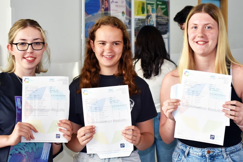 Mia, Lily-Beth and Kayden. 
Lilly- Beth successfully achieved grade 9 in maths, English, combined science and history and grade 8 in English Literature, French, and art and a Distinction grade in performing arts.