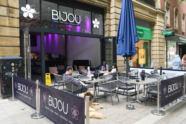 Now open Bijou, in Bridge Street, Peterborough city centre