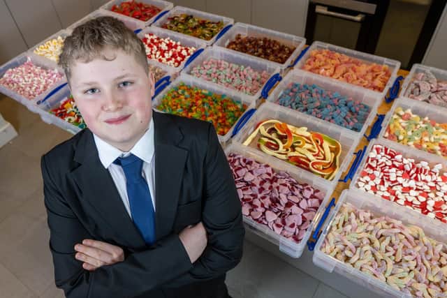 Meet the next Alan Sugar - a schoolboy who has already made £1k running a SWEETS business.