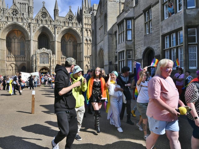 A parade was first held through the city centre.