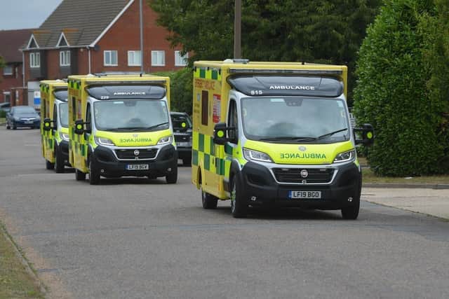 The East of England Ambulance Service has seen increased demand over the weekend