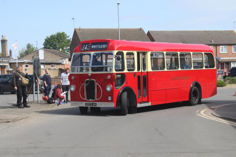 Seen at Whittlesey, this Eastern Coach Works bodied Bristol SC4LK was based at Peterborough depot when new to Eastern Counties in 1958.