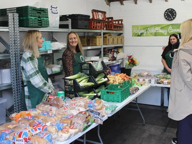 The opening of the new community pantry in Whittlesey.