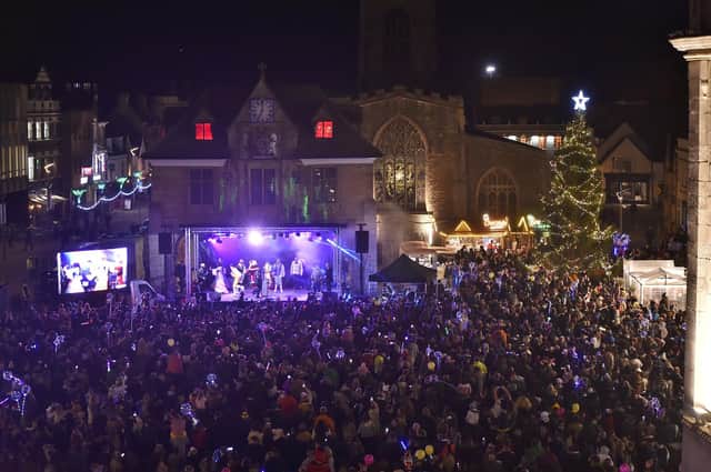  Christmas lights switch on in the City Centre.  