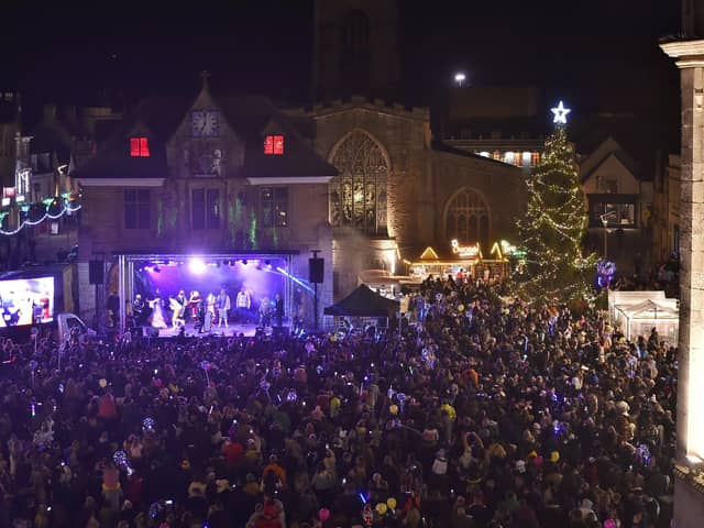  Christmas lights switch on in the City Centre.  