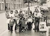 Toby Wood (right) in August 1969 when he was running the first summer playscheme based at Neighbourhood House, 30 Cromwell Road.