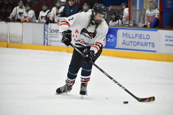 Phantoms player-of-the-match Emily Lock in action.