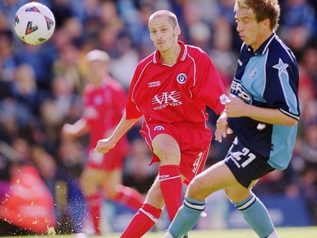 Wycombe Wanderers signed Darren Currie in the 2000/01 season from Barnet for £250,000.