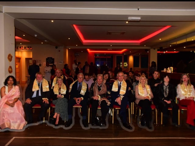 The special guests at the event