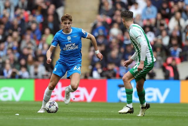 Top-class Hector Kyprianou in action for Posh. Photo Joe Dent/theposh.com