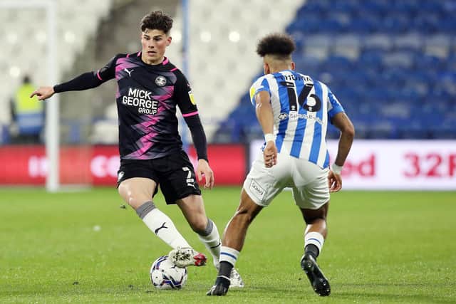 Ronnie Edwards on the ball for Posh. Photo: Joe Dent/theposh.com
