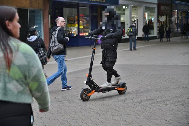 E-scooters have their own laws restricting their use, and are not included in the PSPO