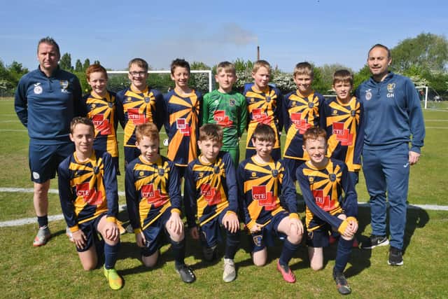 Beaten Under 12 Hereward Cup finalists Glinton & Northborough.
