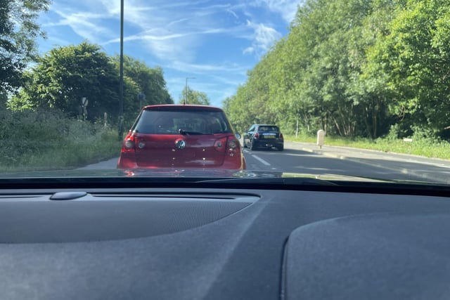 This driver was caught on her phone. Her excuse was that she was trying to book a dentist appointment. She received six points on her license and a £200 fine.