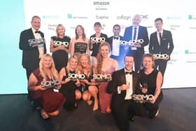 Queen Katharine Academy pictured after securing 'School of the Year' title at SOMO Awards