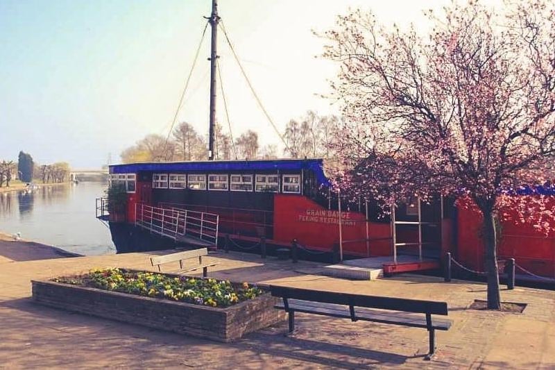The Grain Barge, on The Embankment, peterborough