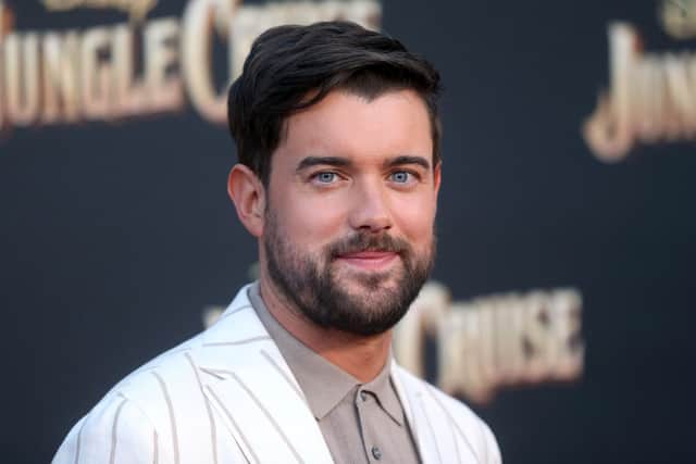Jack Whitehall photographed attending the World Premiere Of Disney's "Jungle Cruise" at Disneyland in 2021 in Anaheim, California. (Photo by Phillip Faraone/Getty Images)