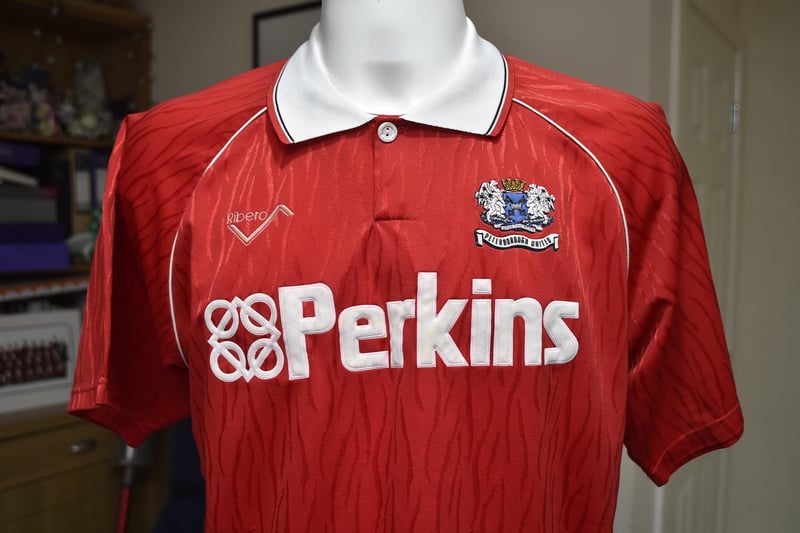 Peterborough United are not associated with red kits - when was this used as their away kit