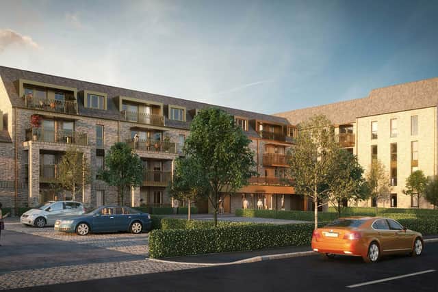 This image shows how the Silver Hill development in Peterborough will appear once completed.