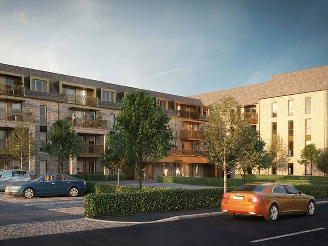 This image shows how the Silver Hill development in Peterborough will appear once completed.