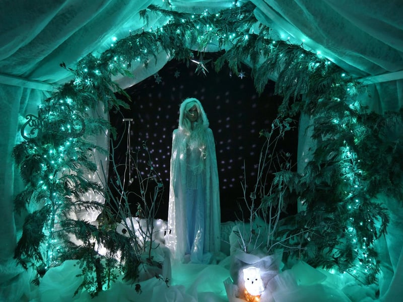 Dave Wooldridge's wonderful display will raise money for Sue Ryder Thorpe Hall Hospice.