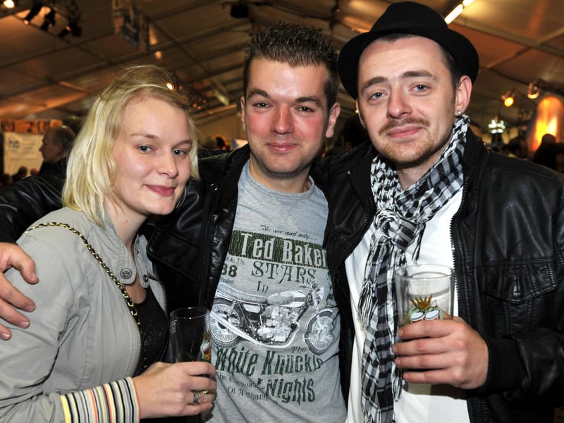 August 2010 at the Peterborough Beer Festival on the Embankment