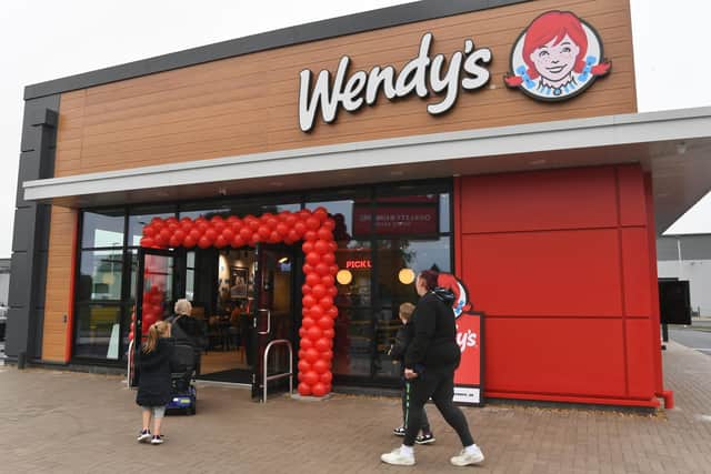 The Wendy's drive-thru in Maskew Avenue, Peterborough, which opened last year