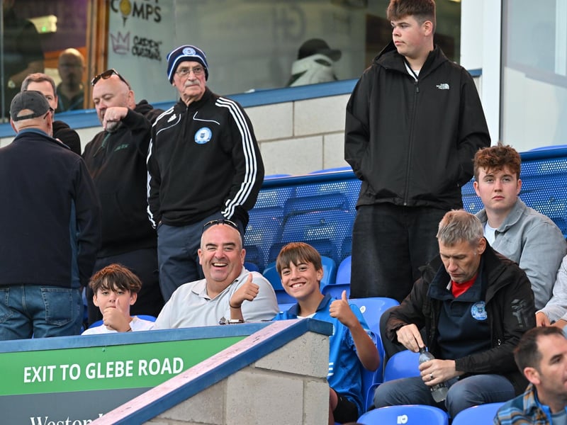 Posh v Barnsley fans gallery