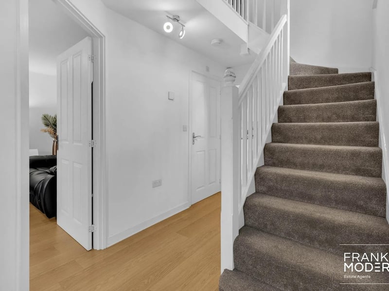 The hallway and stairs