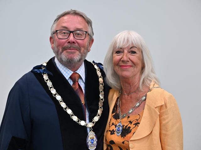 Deputy Mayor Cllr Peter Hiller  and Deputy Mayoress Debbie Hiller