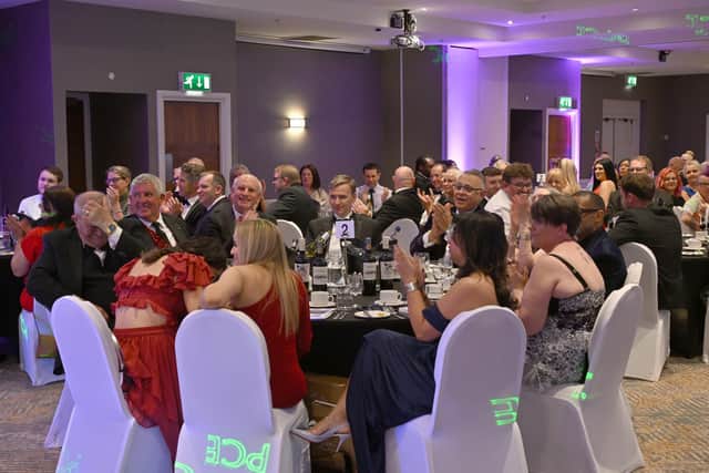 Guests at the Peterborough Community Business Awards at the Marriott Hotel, Peterborough