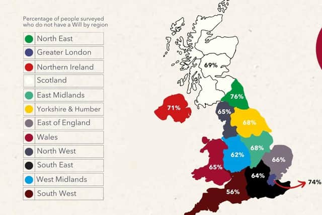 Regional statistics for the UK based on the Will Aid Public Poll 2024