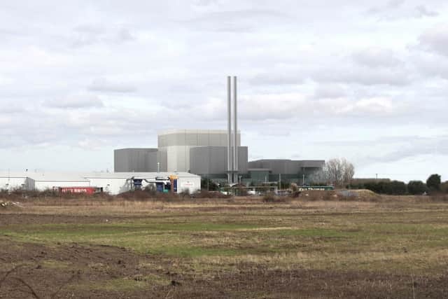 This image shows how the proposed Medworth incinerator in Wisbech could appear once completed