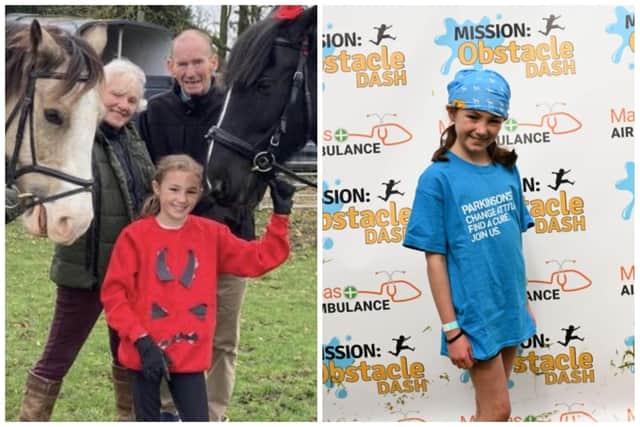 10-year-old Frankie Dalton has raised £1,430 for Parkinson's UK.