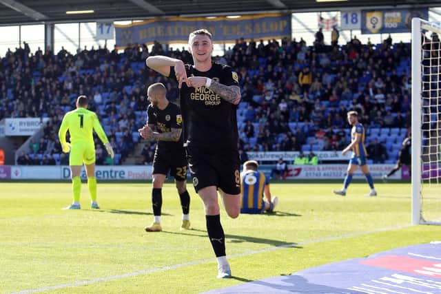 Jack Taylor celebrates a Posh goal. Photo: Joe Dent/theposh.com