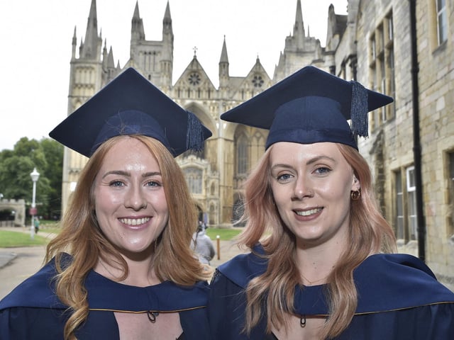 The ceremony took place at Peterborough Cathedral