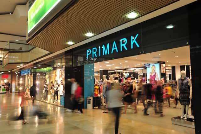 Primark in Queensgate shopping centre in Peterborough.