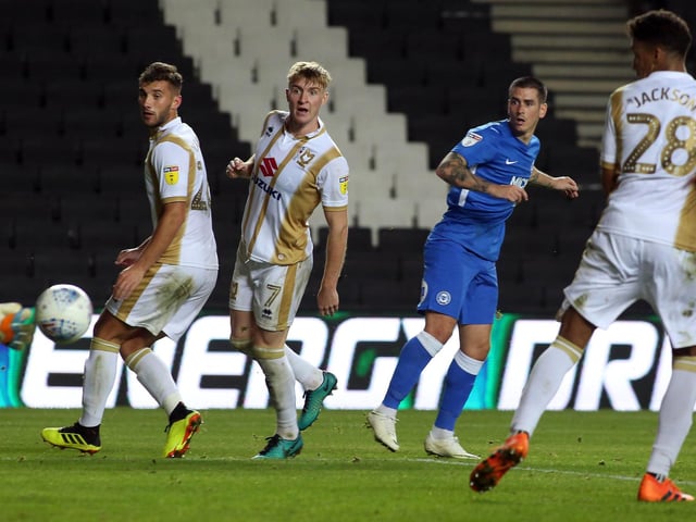 A late goal from a substitute midfielder in another exciting 3-3 EFL Trophy draw. The Wigan loanee couldn’t get into Steve Evans’ side regularly though and left that January. Now with Bradford City in League Two. Walker is pictured scoring his goal.