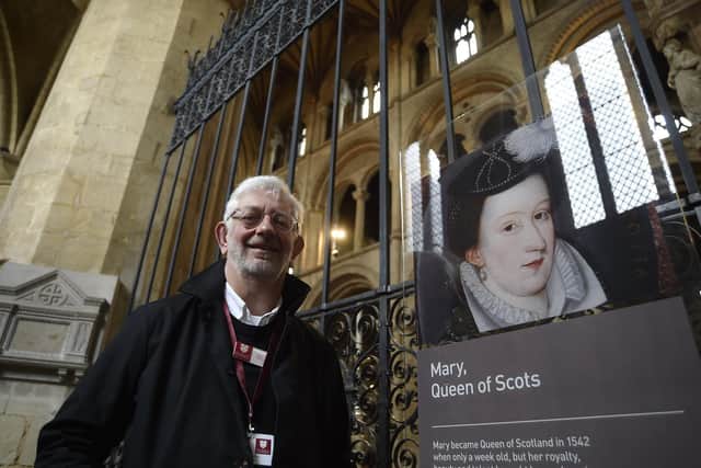 Peterborough Cathedral tour guide Stephen Dodding will go for a place in the Mastermind final tonight