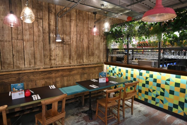 A first look inside the new Las Iguanas, Church Street, Peterborough, which opens this month