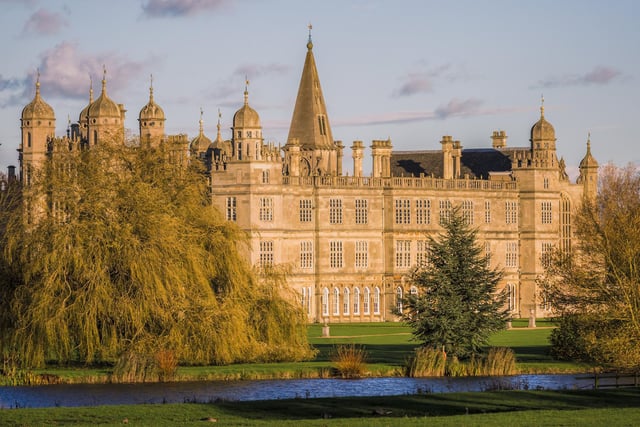 The spectacular Burghley House in Stamford, which was  built by William Cecil 500 years ago,  offers a setting of Tudor architecture with its fairytale roofline overlooking beautiful gardens providing a wonderful backdrop to a wedding ceremony and reception.