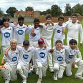 The Peterborough Town Under 13 team at Great Melton CC.