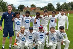 The Peterborough Town Under 13 team at Great Melton CC.